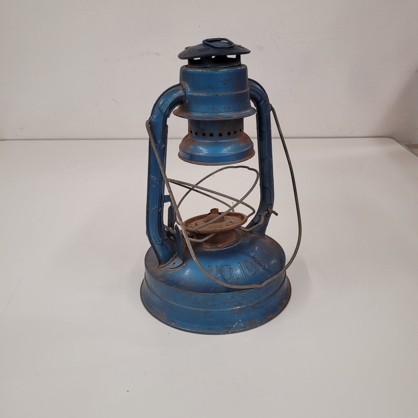 Blue Dietz Lantern No 100 Project Piece Birdhouse