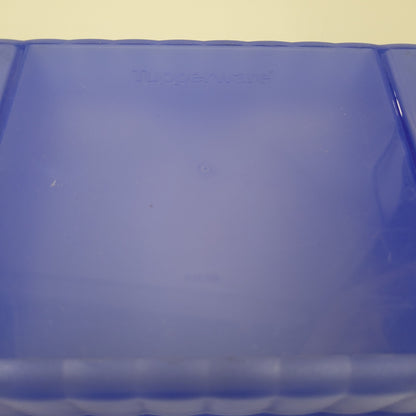 Vintage Tupperware Blue Lunch-N-Things Separated Lunchbox 4195B-1