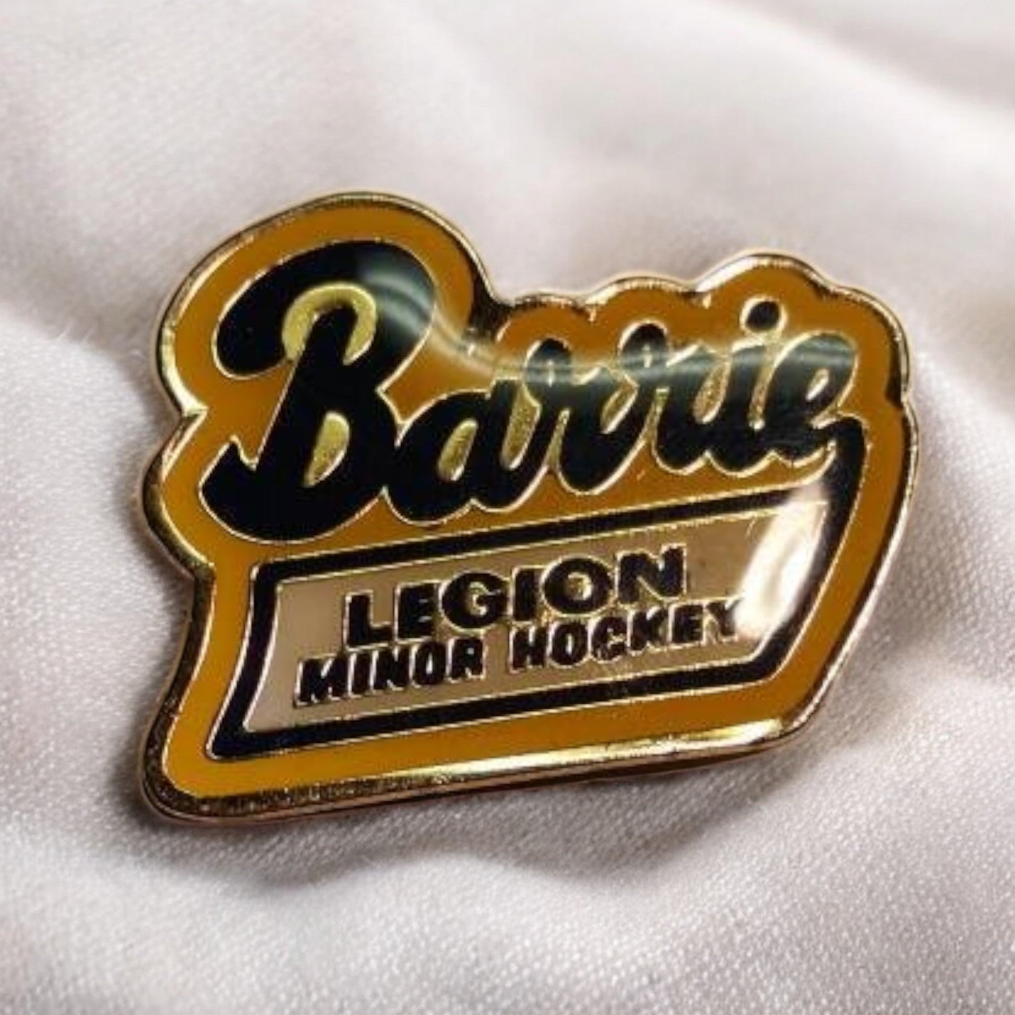 Barrie Legion Minor Hockey Push Back Pin – Wainfleet Trading Post