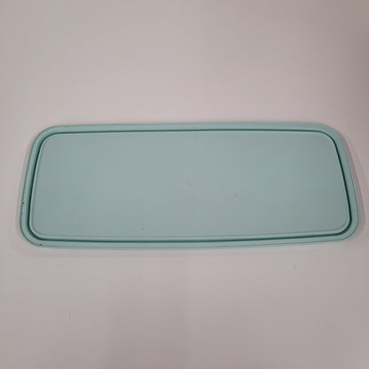 Vintage Tupperware Light Blue Rectangular Lid 784-6