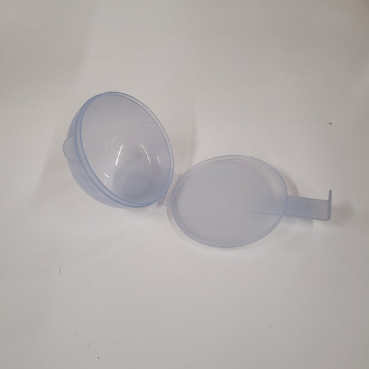 Vintage Tupperware Blue Forget Me Not Hanging Onion Tomato Citrus Keeper With Attached Lid