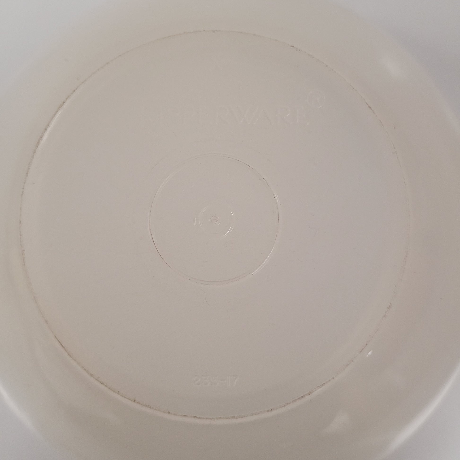 Vintage Tupperware Clear Replacement Bowl 235-17