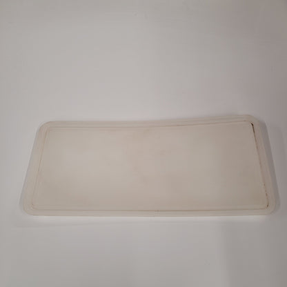 Vintage Tupperware Clear Rectangular Replacement Lid 607-2