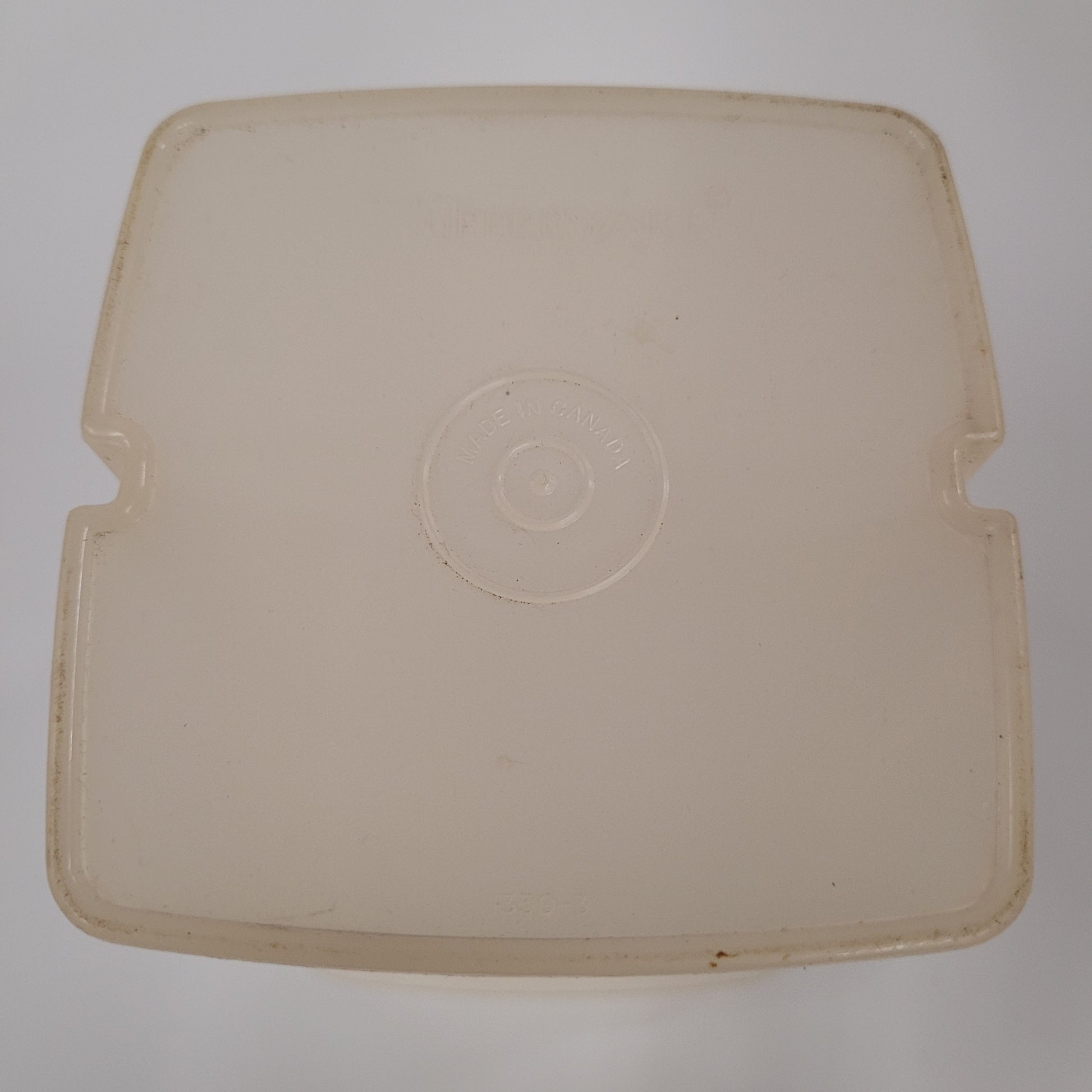 Vintage Tupperware Clear Square Replacement Container 1330-3