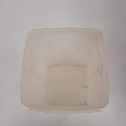 Vintage Tupperware Clear Square Replacement Container 1560-2