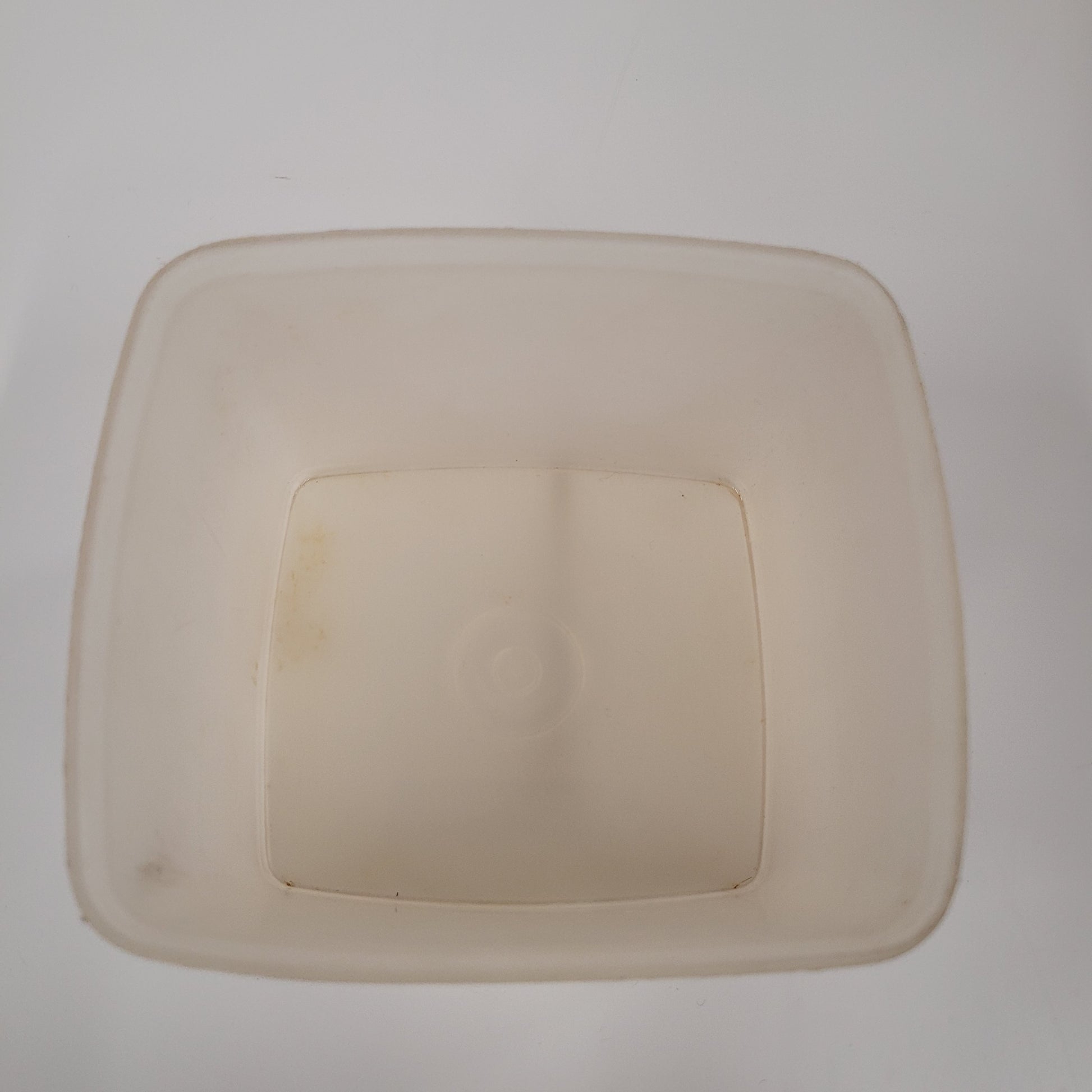 Vintage Tupperware Clear Square Replacement Container 312-10