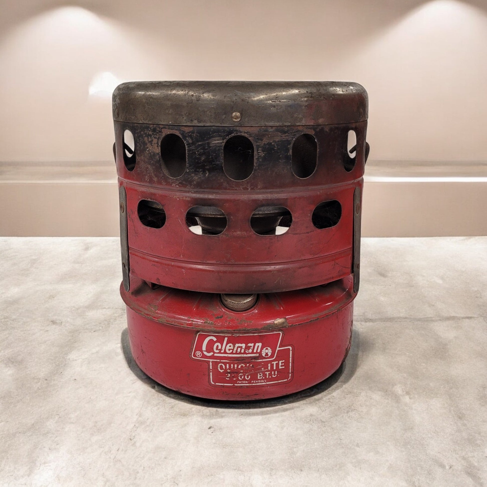 Antique Coleman Quick Lite No.518 3000 BTU Heater