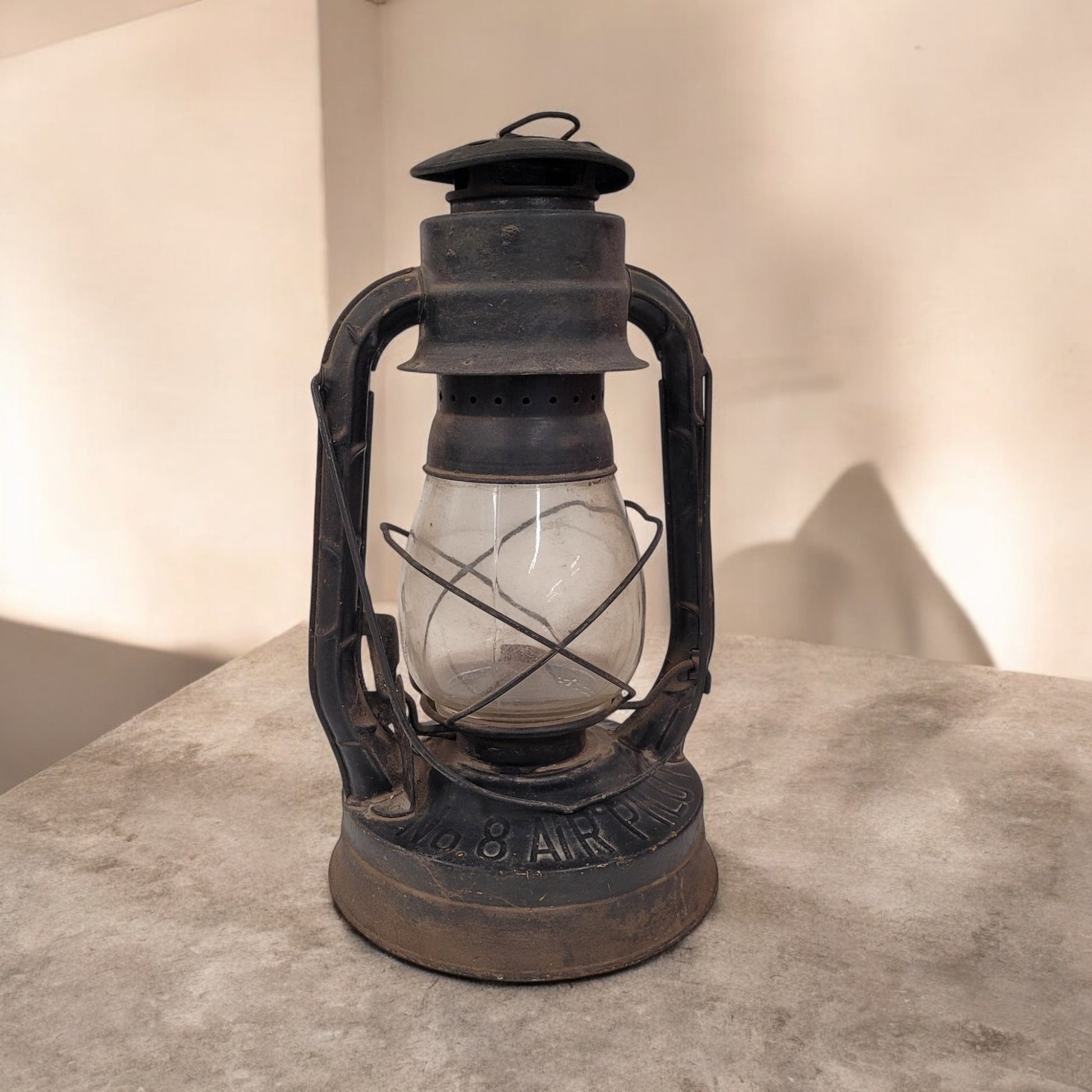 Black Dietz No.8 Air Pilot Antique Lantern NY USA