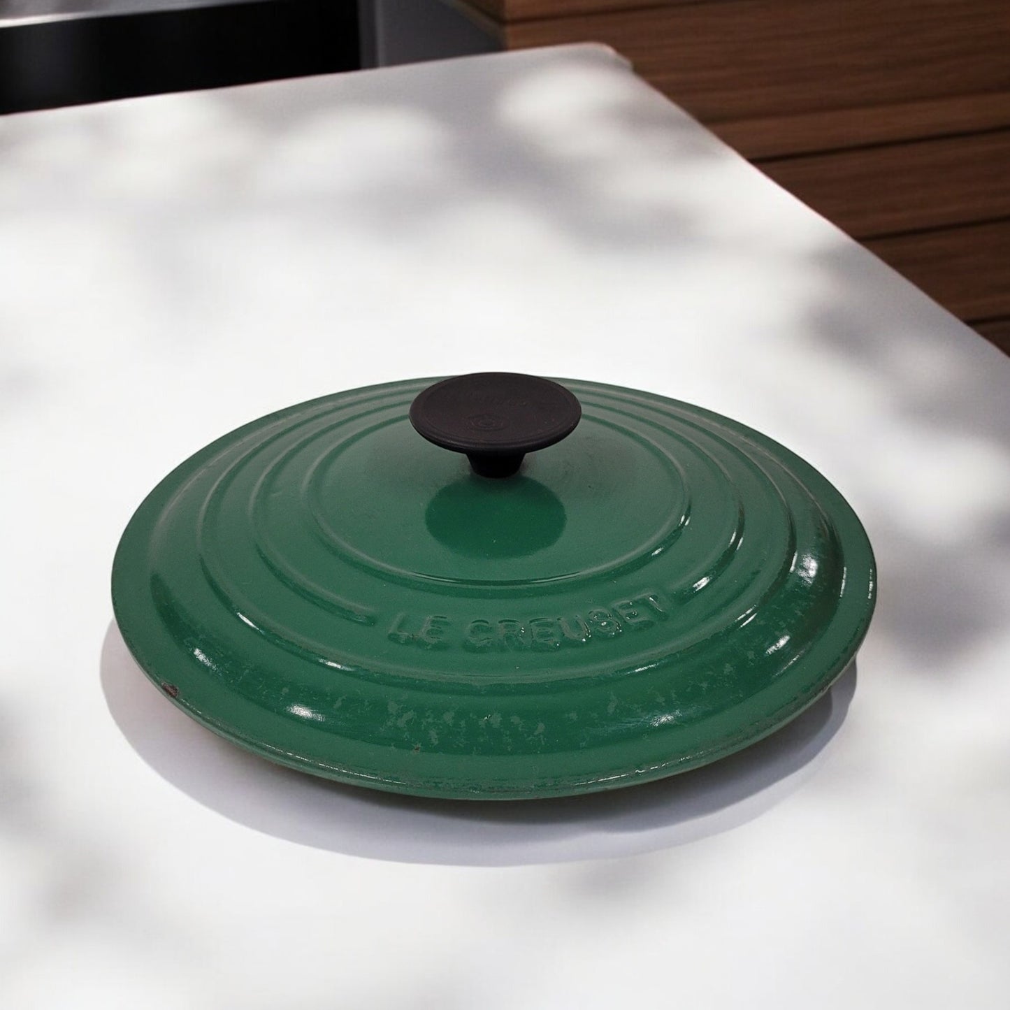 Vintage Green Le Creuset No24 Lid