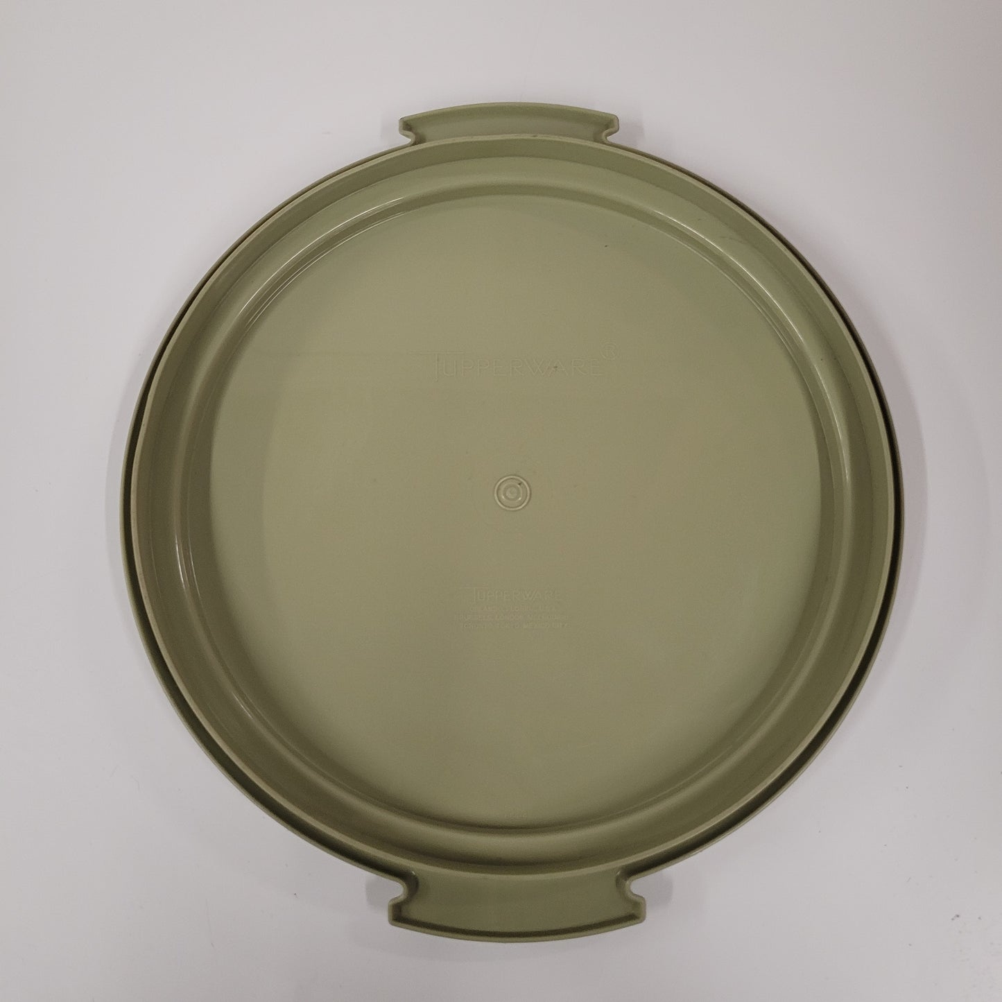 Vintage Tupperware Large Green Lid 684-4