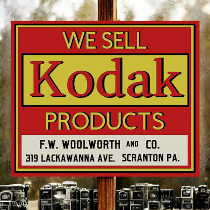 Kodak Trade Sign Personalized Options