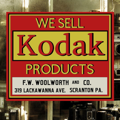 Kodak Trade Sign Personalized Options