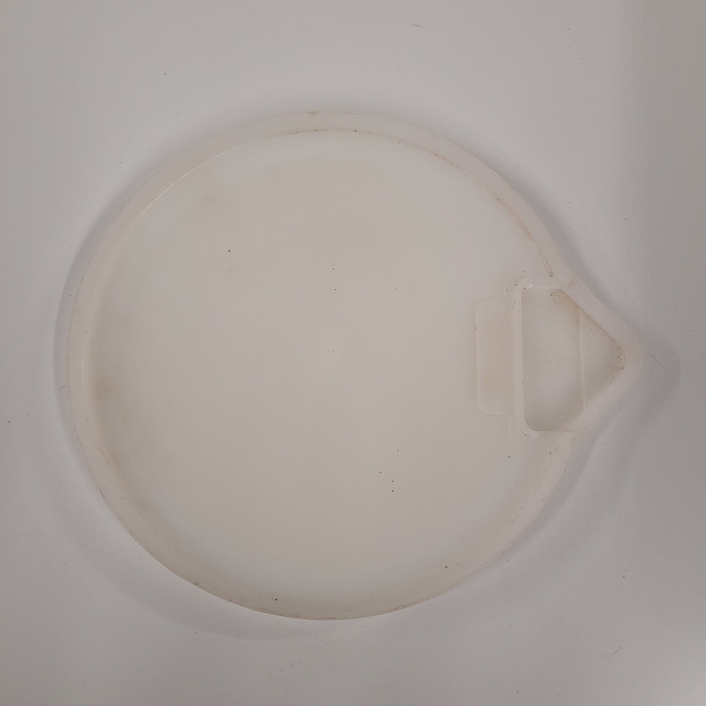 Vintage Clear Tupperware Mix-N-Stor Cup And Spout Replacement Cover 1289-4