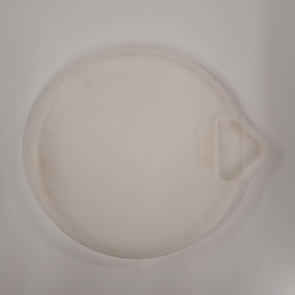 Vintage Clear Tupperware Mix-N-Stor Cup And Spout Replacement Cover 1289-4