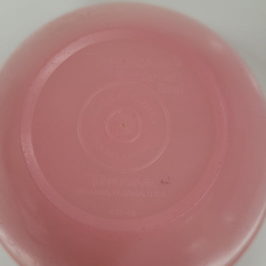 Vintage Tupperware Pink Bowl 233-10