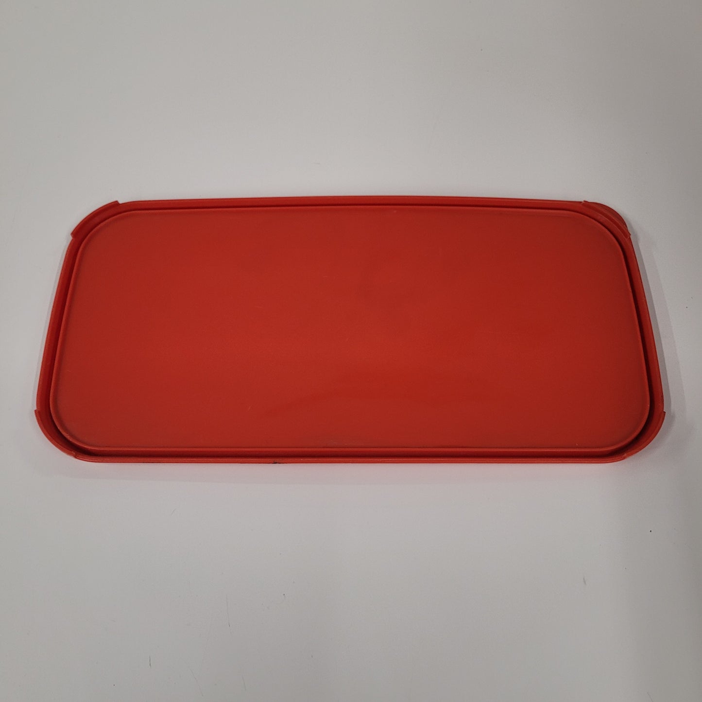 Vintage Tupperware Red Rectangular Replacement Lid 1719-4