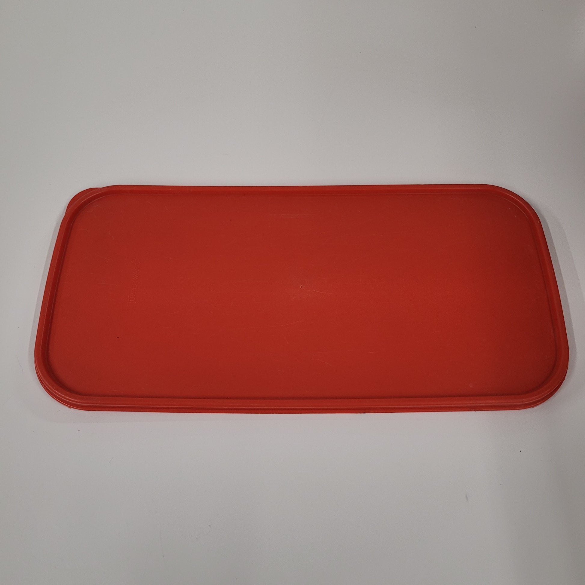 Vintage Tupperware Red Rectangular Replacement Lid 1719-4