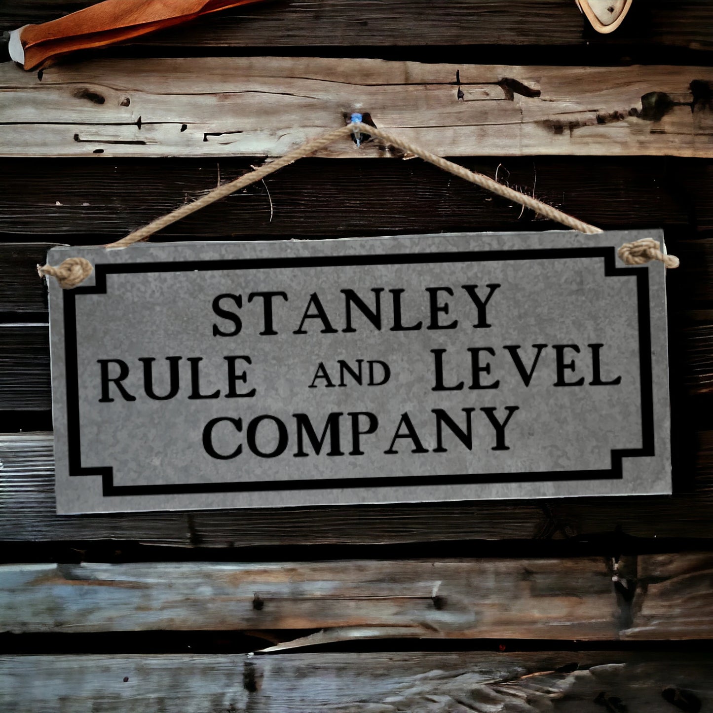 stanley tools sign