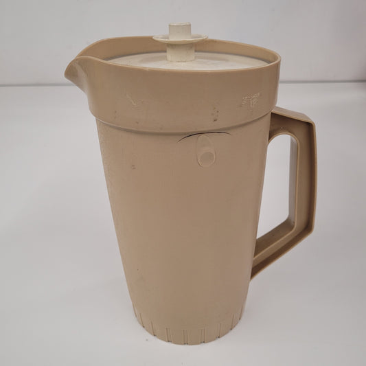 Vintage Tupperware Almond Pitcher With Lid 800