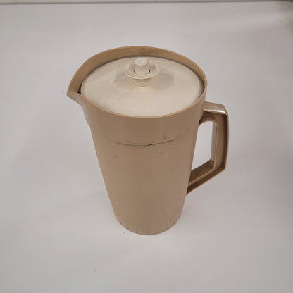 Vintage Tupperware Almond Pitcher With Lid 800