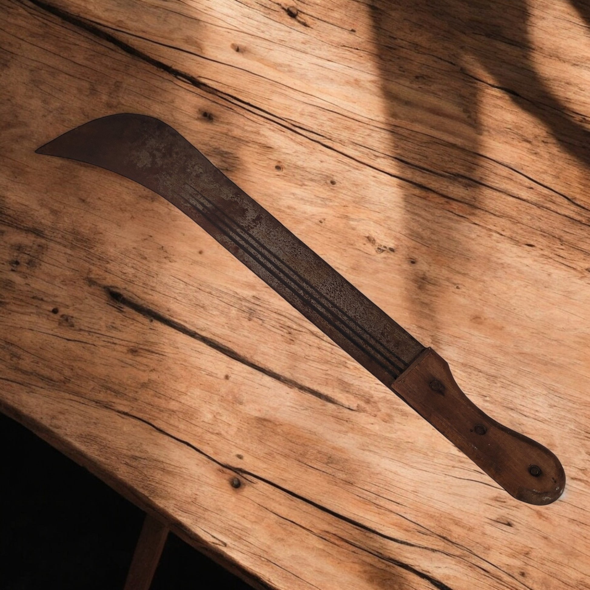 Antique Wood Handled Machete