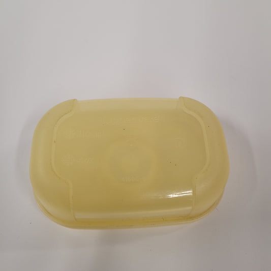 Vintage Yellow Tupperware Freezer Mates Container With Lid 4160C-6