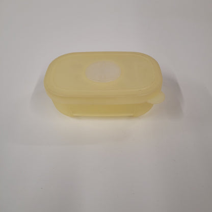 Vintage Yellow Tupperware Freezer Mates Container With Lid 4160C-6