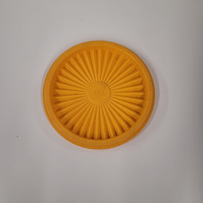 Vintage Yellow Tupperware Servalier 5" Replacement Lid 812-20