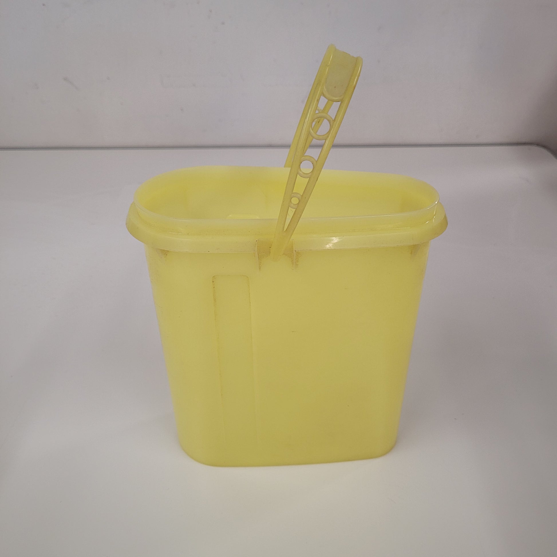 Vintage Yellow Tupperware Pour-N-Store Replacement Container 587-9