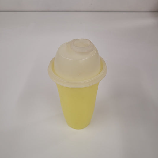 Vintage Tupperware Yellow Shaker 3 Piece Set 844-1