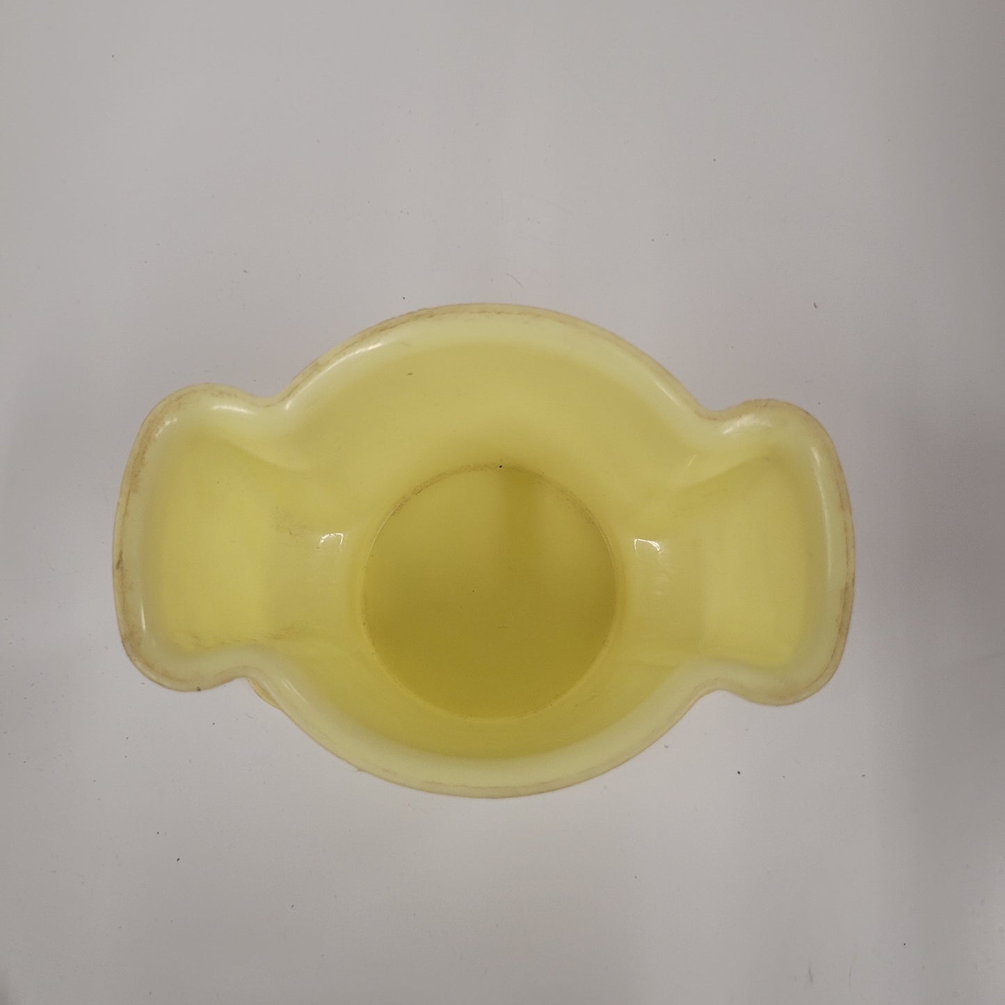 Vintage Yellow Tupperware 2 Sided Flip Top Container With Lid 577-10