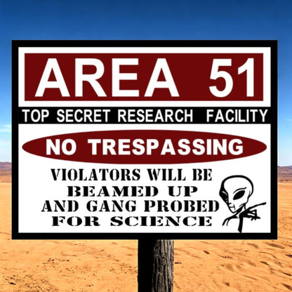 area 51 sign 