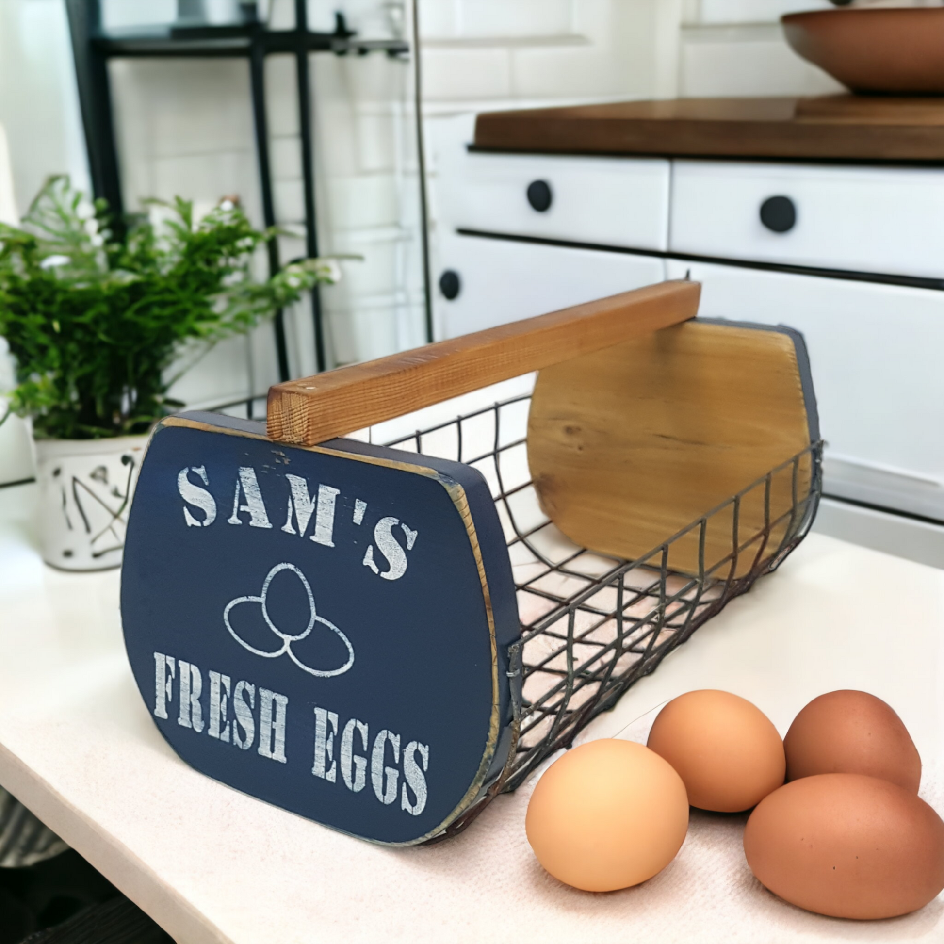 Chicken Shaped Egg Basket Iron Egg Basket Farmhouse-inspired Egg