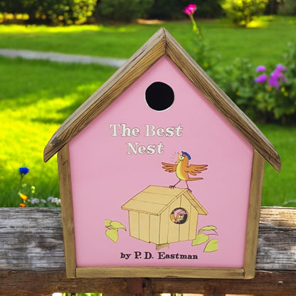 rustic hand made bird house 