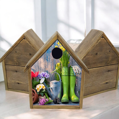 custom hand crafted bird house 