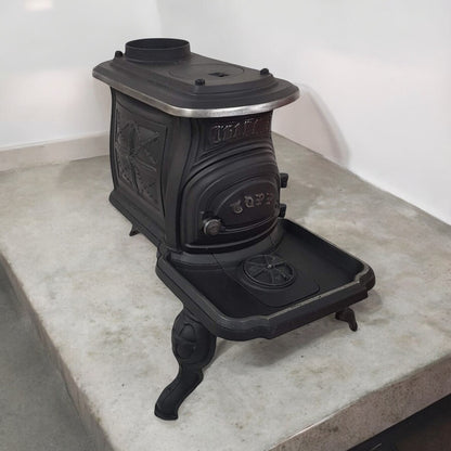 tiny antique box stove marine / railway / tiny home