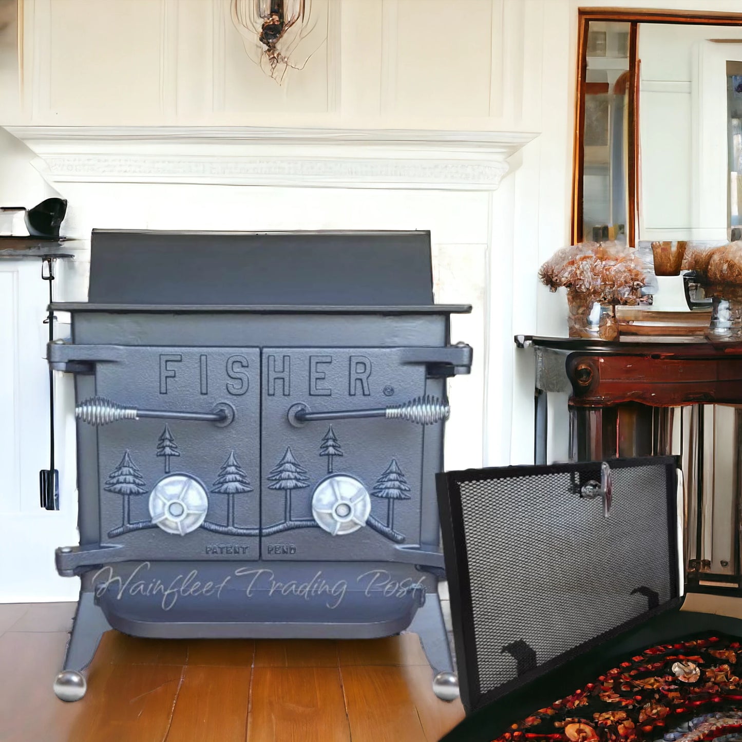 fisher grandma bear wood stove 