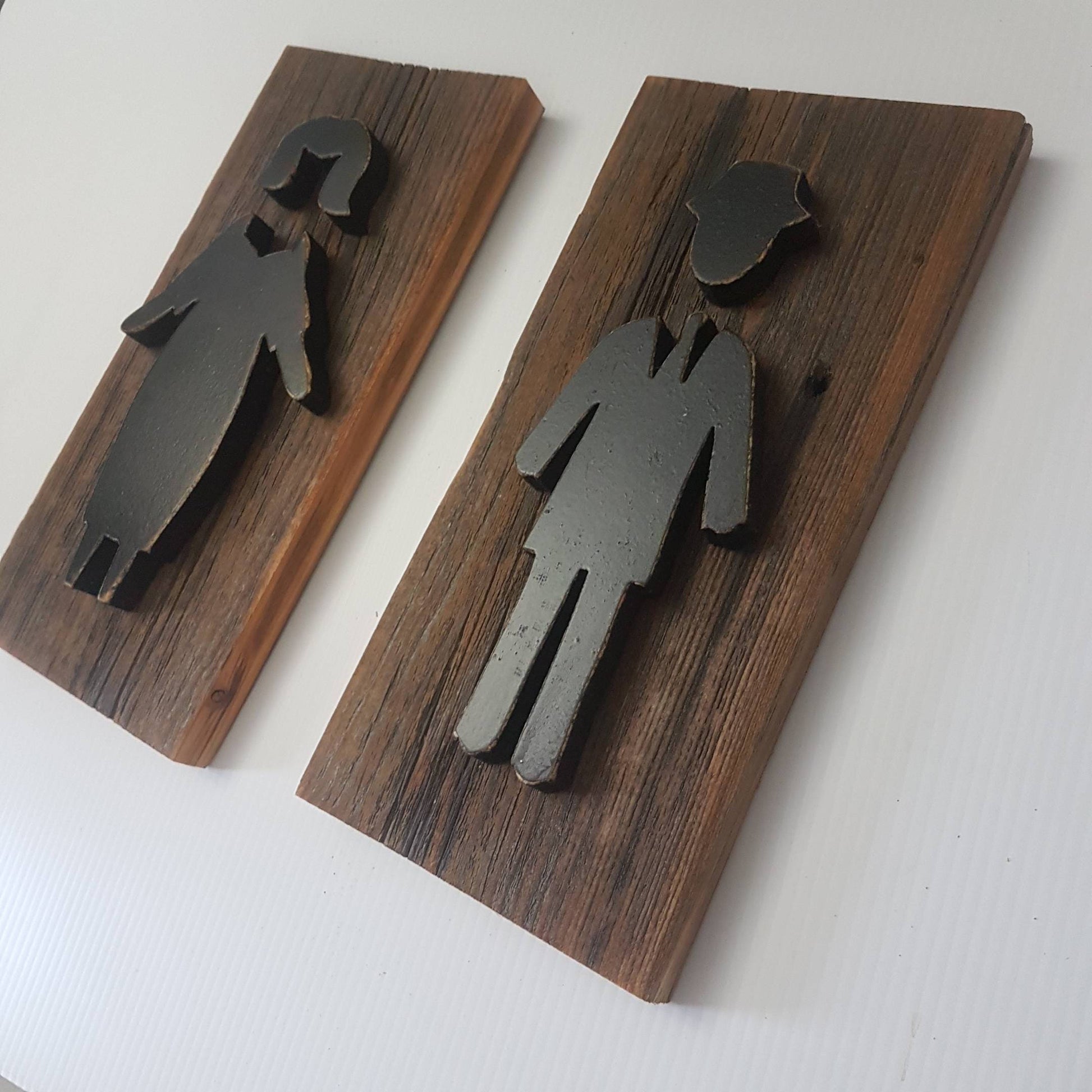 Men's And Women's Bathroom Restroom Signs