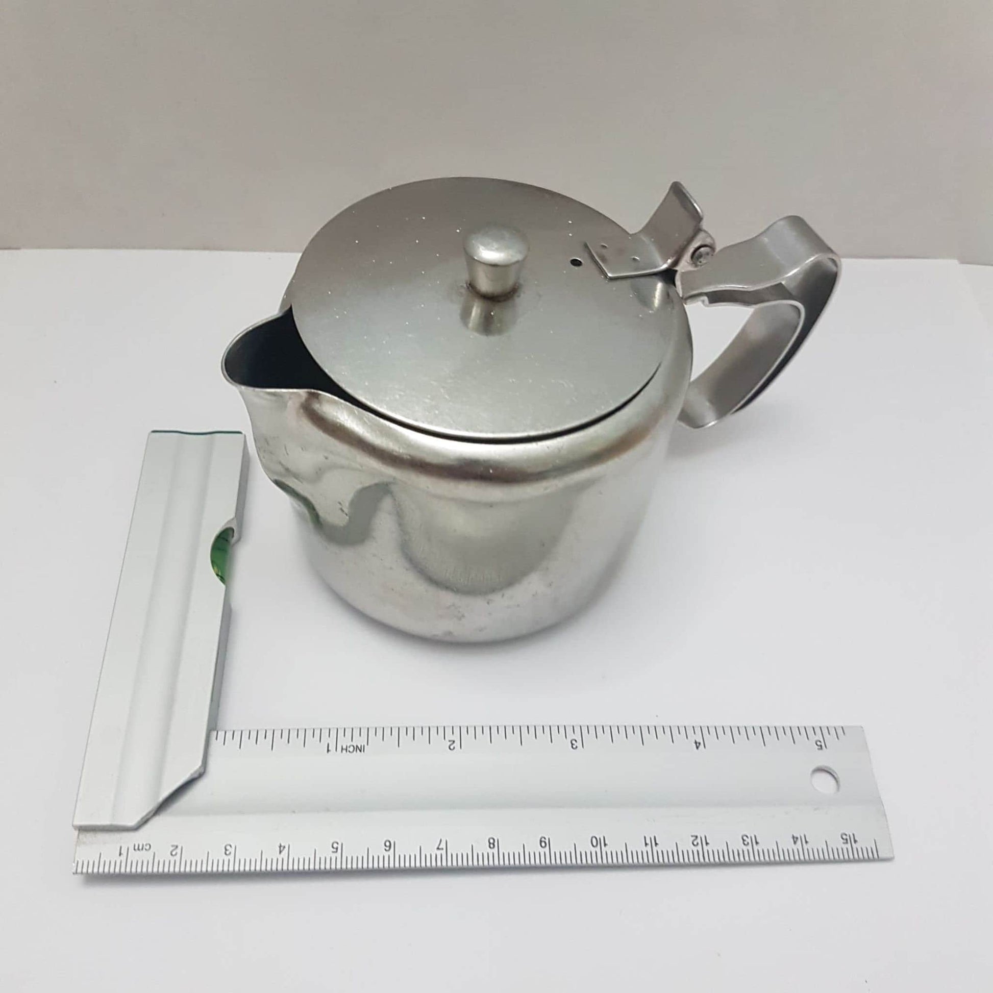 Stainless Steel Commercial Quality Restaurant Teapot Personal Size Tea For One