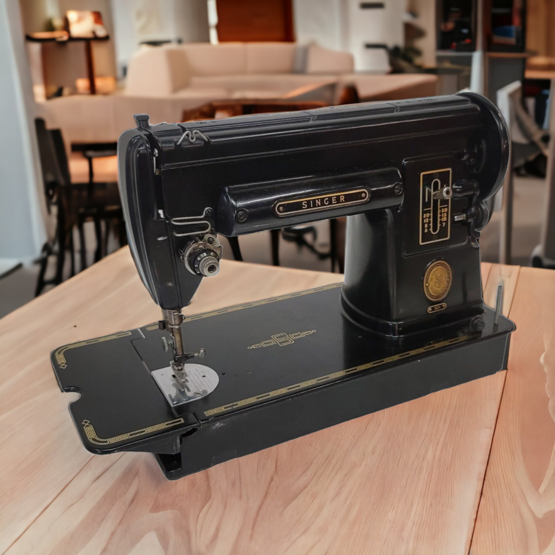 Thread Cutter, Black (Original) for Singer 301 Sewing Machine – Millard  Sewing Center