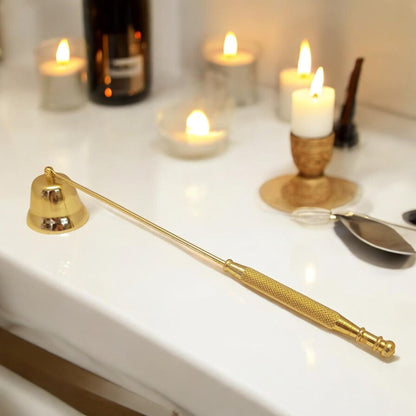 Gold Candle Snuffer Fine Dining Romantic Table Decor