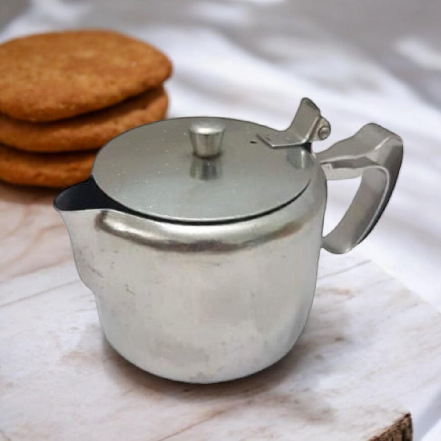 Stainless Steel Commercial Quality Restaurant Teapot Personal Size Tea For One