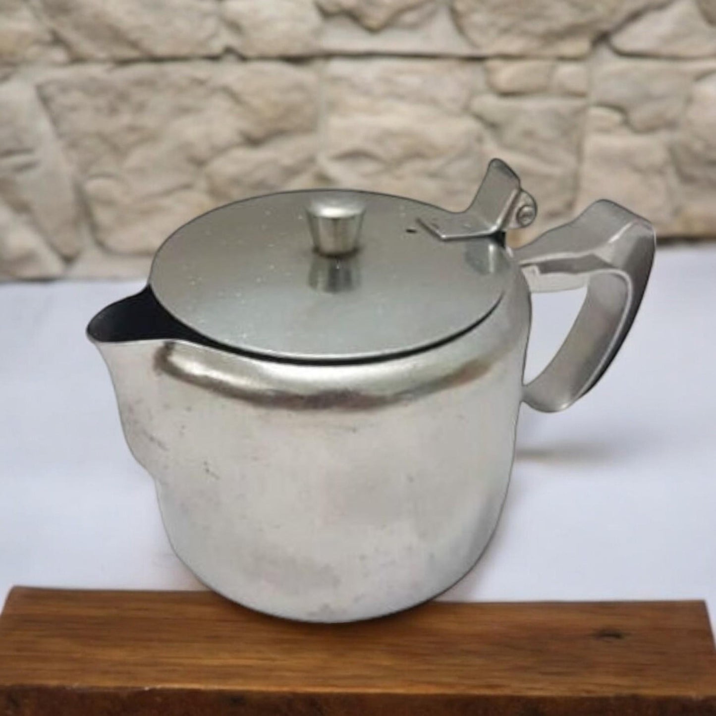 Stainless Steel Commercial Quality Restaurant Teapot Personal Size Tea For One