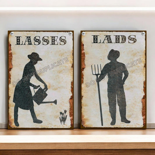 Bathroom Signs Farmer Styled Farmhouse Bathroom Decor