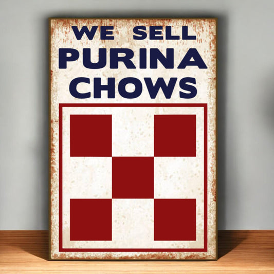 We Sell Purina Feeds Sign Retro Farm Decor