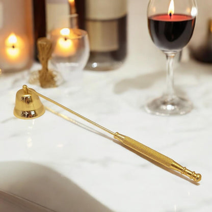 Gold Candle Snuffer Fine Dining Romantic Table Decor