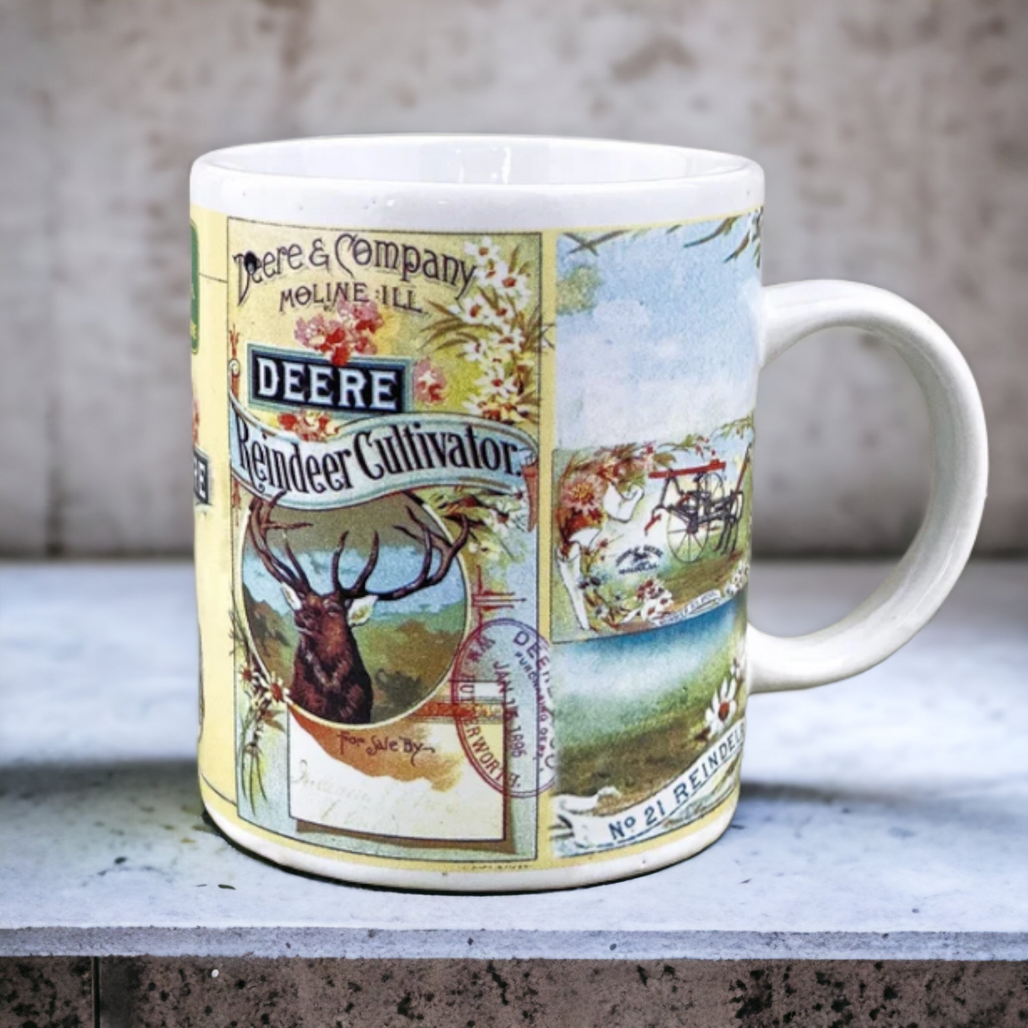 Gibson USA John Deere Coffee Mug Farmer Gift Mug