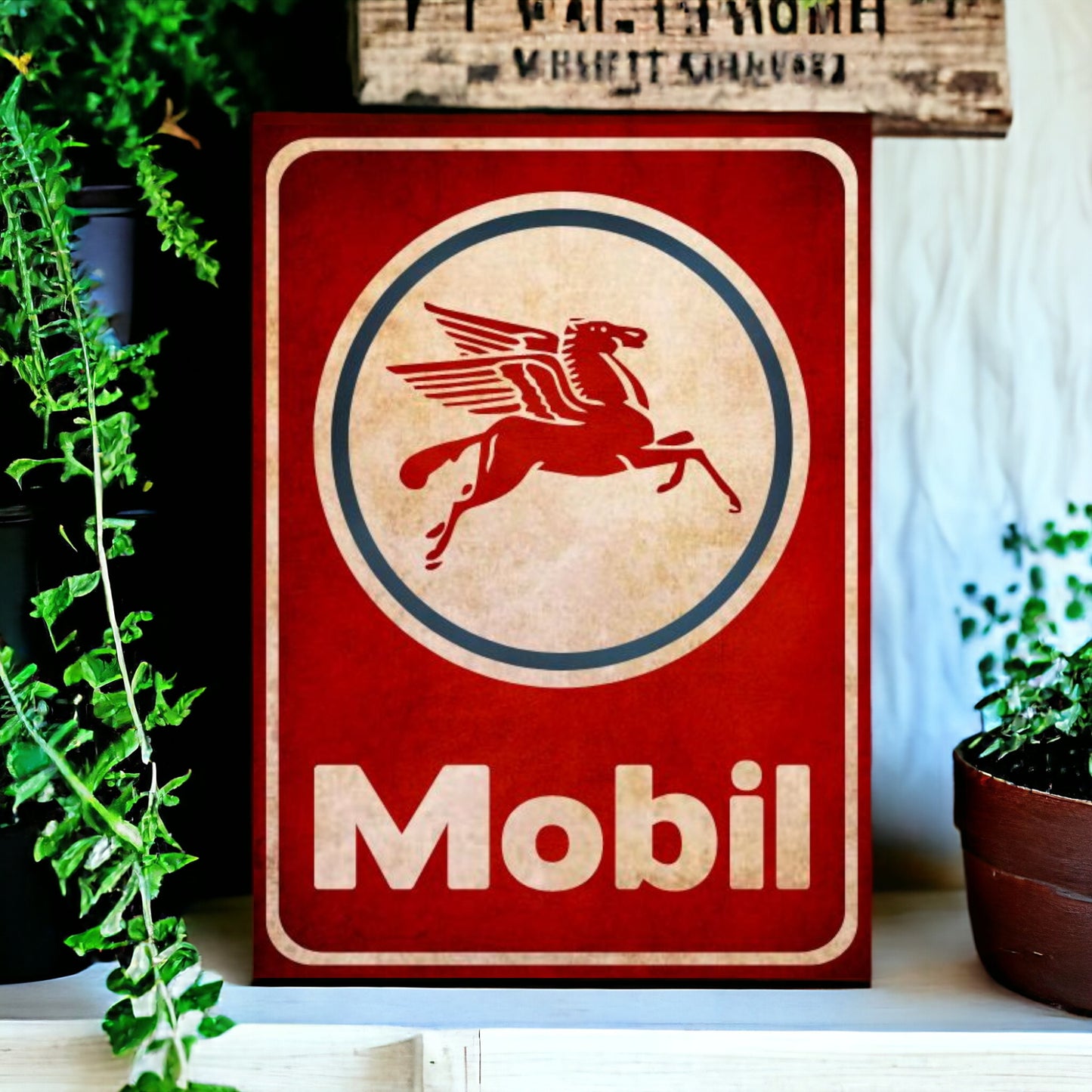 Mobil Oil sign 