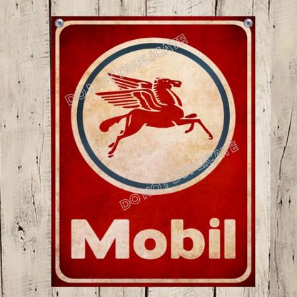 Mobil Oil sign 