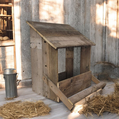 wooden chicken nesting box 